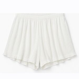 Victoria And Sophia Women's White Flowy Shorts Skort Large